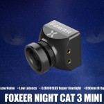 Foxeer Mini 3 1200TVL Starlight 0.00001Lux Cámara de baja latencia Cámara de bajo ruido para RC Racing Drone